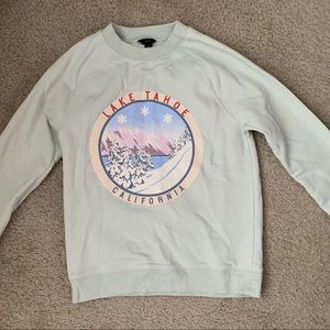 J Crew mint green sweatshirt size xxs